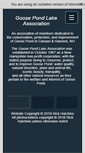 Mobile Screenshot of gpla-goosepond.org
