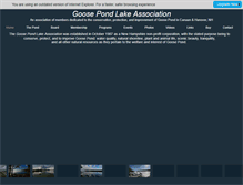 Tablet Screenshot of gpla-goosepond.org